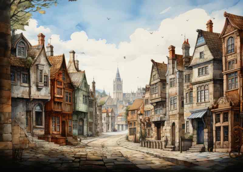 Fantasy Village Colourful World of Whimsy