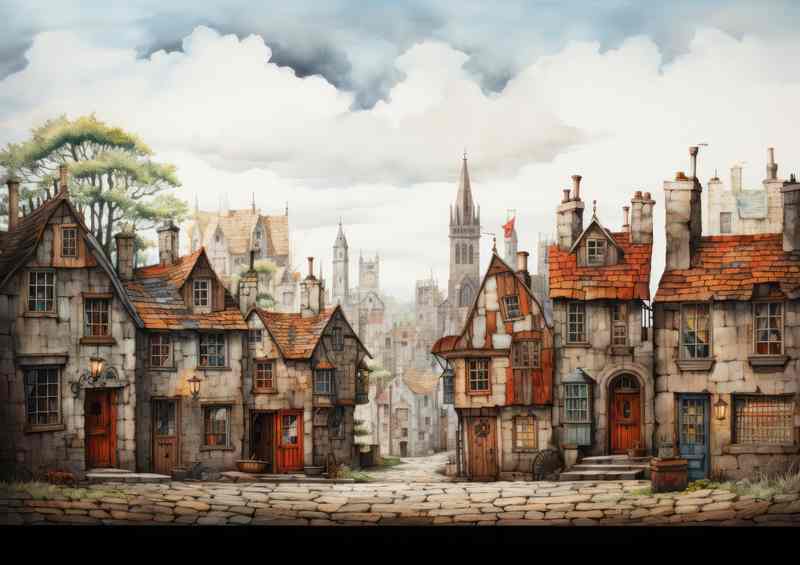 Marketplace Magic in a Whimsical Village