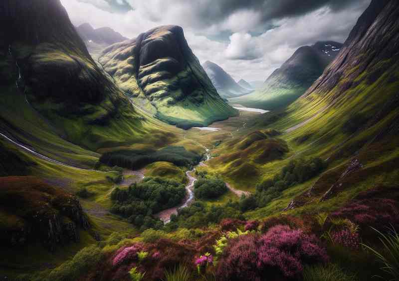 Valleys Rugged Beauty of the Glencoe Valley