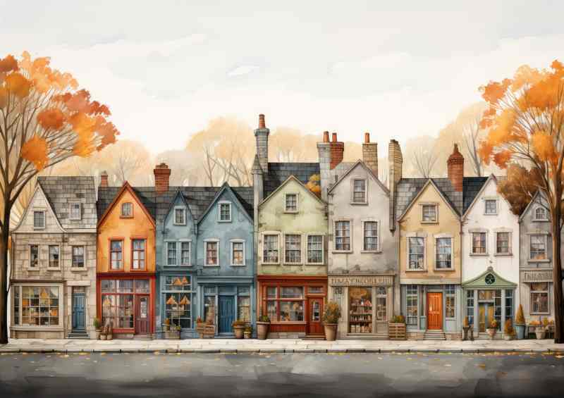Quaint Village Life Colours and Whimsy