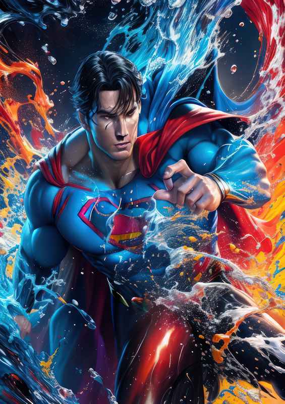 Urban Legends Nightmares Come True super man splash art