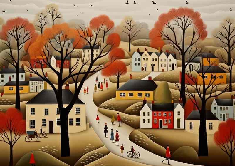 Village Charm Artistic Whimsy Everywhere