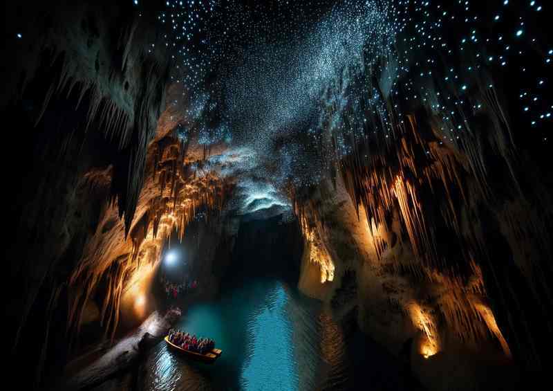Waitomo Glowworm Caves NZ Starry Night Sub. World
