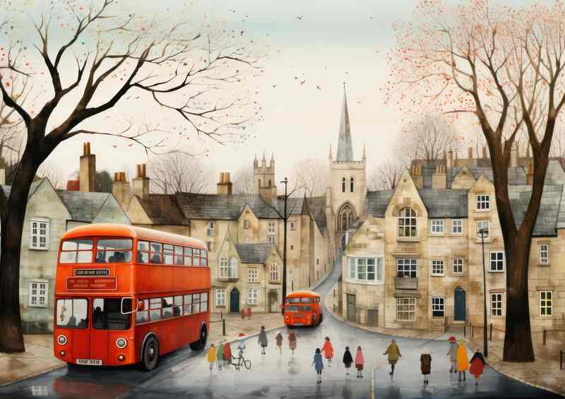 Vivid town Life Whimsical Charm Shines