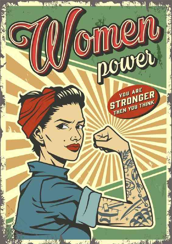 women power | Metal Poster