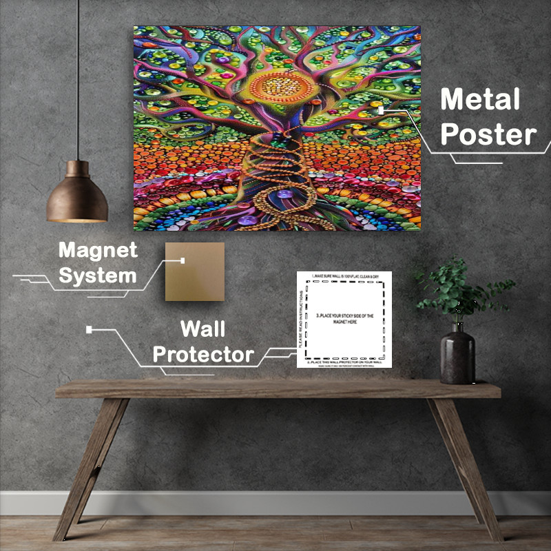 Buy : (Tree of life with many multicolored glass beads)