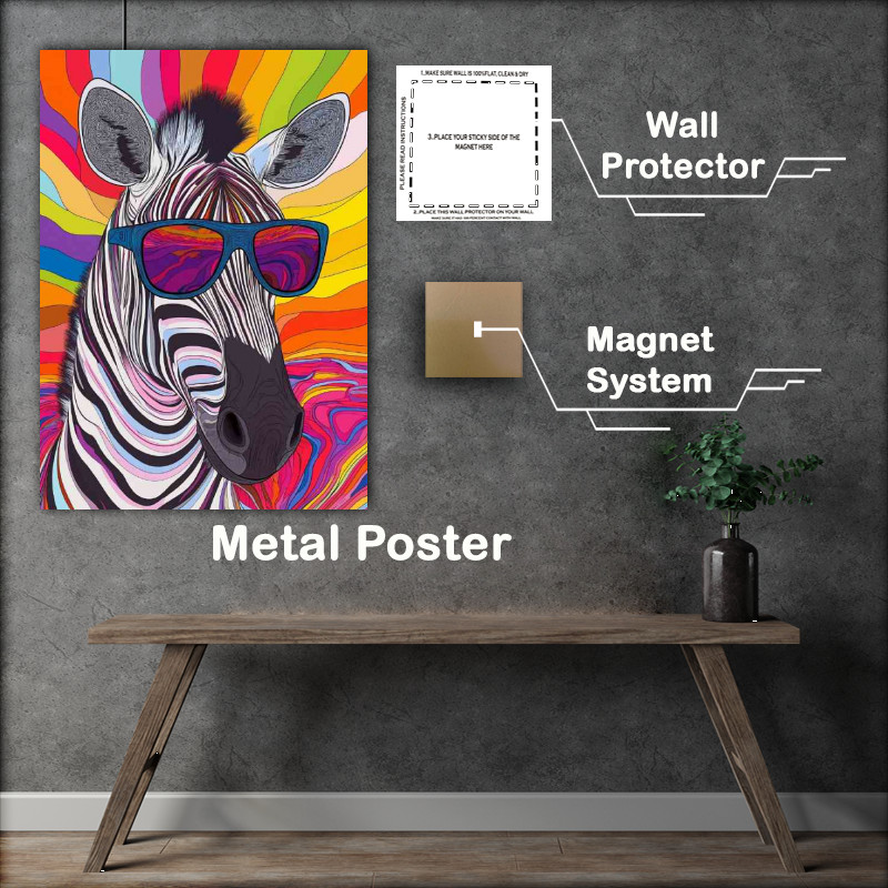 Buy : (Zebra wearing sunglasses in the background is abstract)