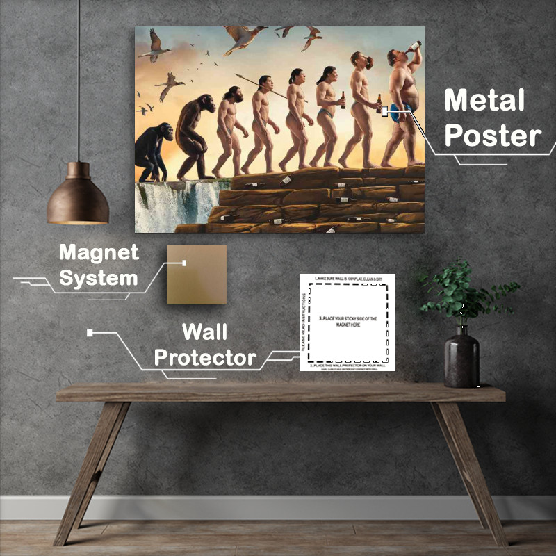 Buy : (Humorous take on the evolution of man it starts)
