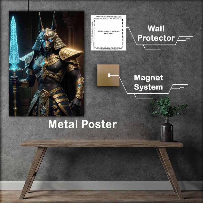 Buy : (Anubis is an ancient Egyptian god warrior)