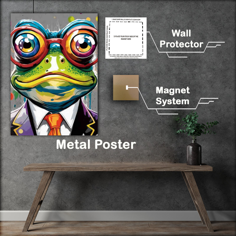 Buy : (Colored frog with large round eyes)