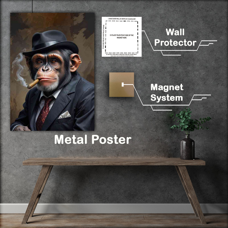 Buy : (Magestic monkey in surreal attire)