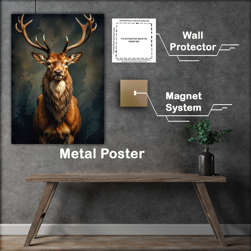 Buy : (Magestic wild stag with antlers)