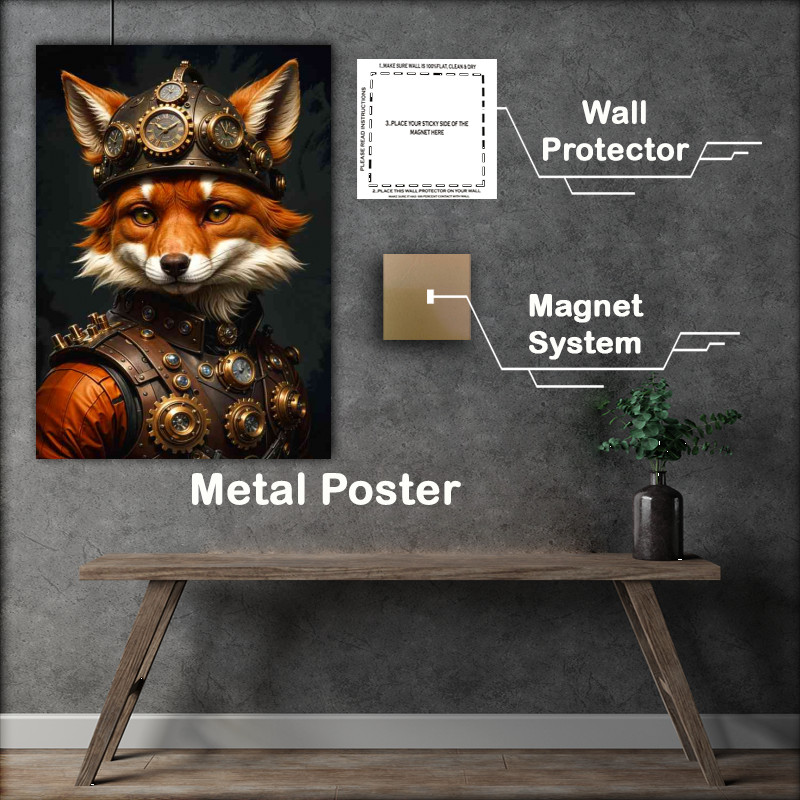 Buy : (Steampunk Fantastic mr fox in vintage attire)