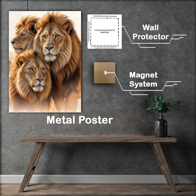 Buy : (Closeup of the trio of Lions)