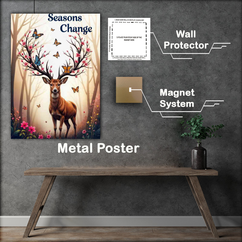 Buy : (Seasons with the stag and butterfiles)