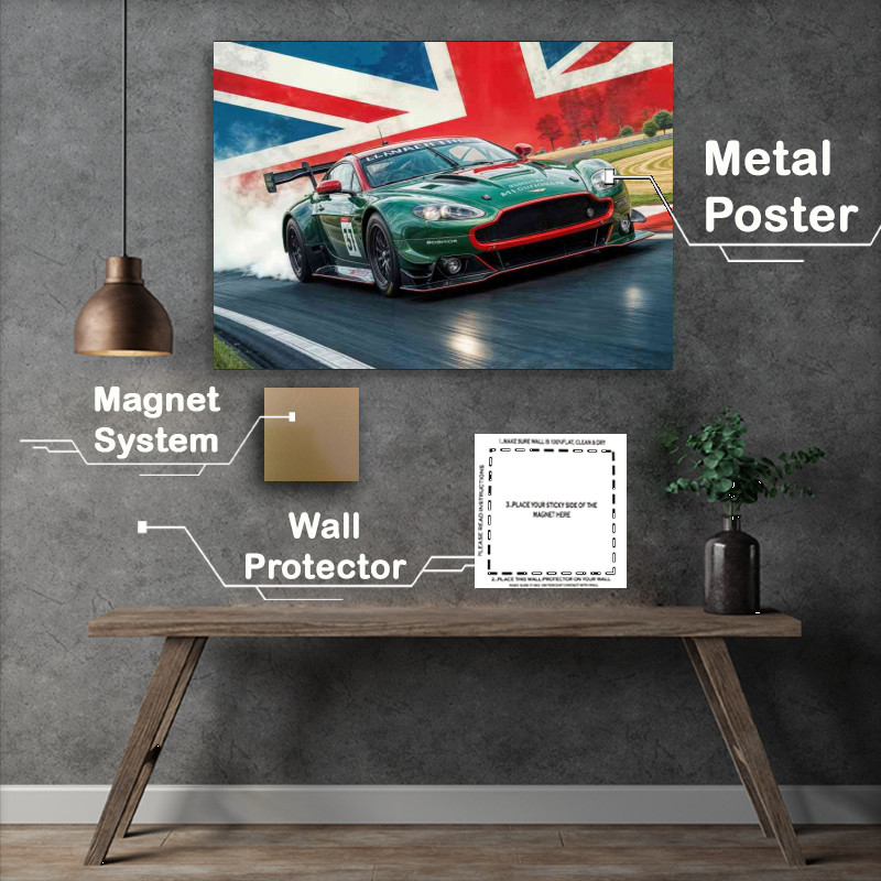 Buy : (British racing at its very best green aston martin style)