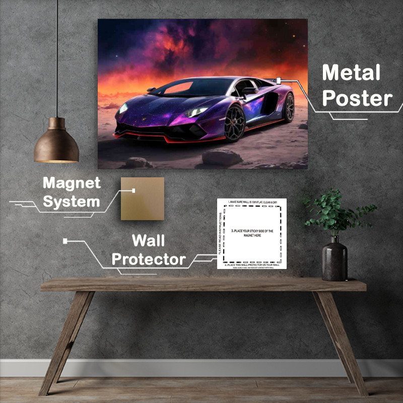 Buy : (Lamborghini in the bleak background)