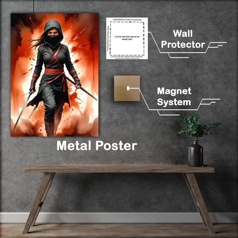 Buy : (Dramatic ninja warrior lady)