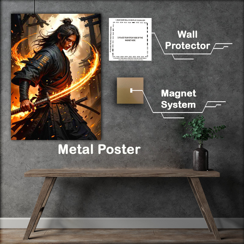 Buy : (The young warrior with flame sword)