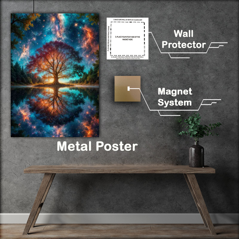 Buy : (Dreamy majestic tree with waater reflection)