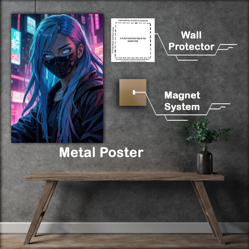 Buy : (Cyberpunk anime style female)