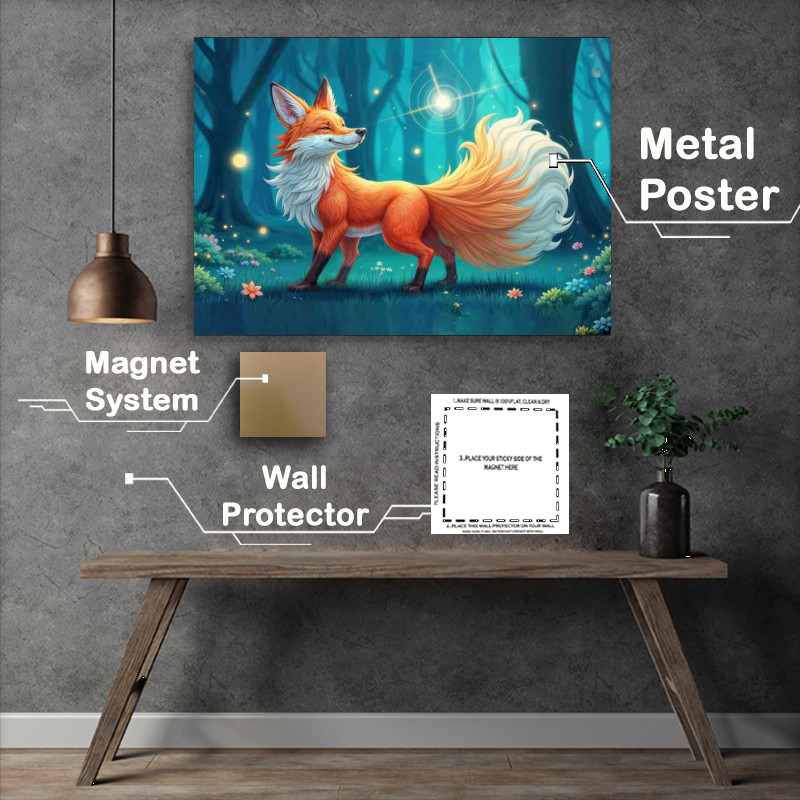 Buy : (Whimsical bushy tail red fox)