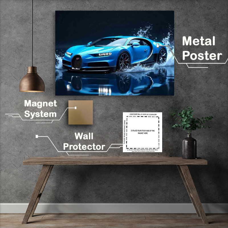 Buy : (Bugatti light blue with spalshed water)