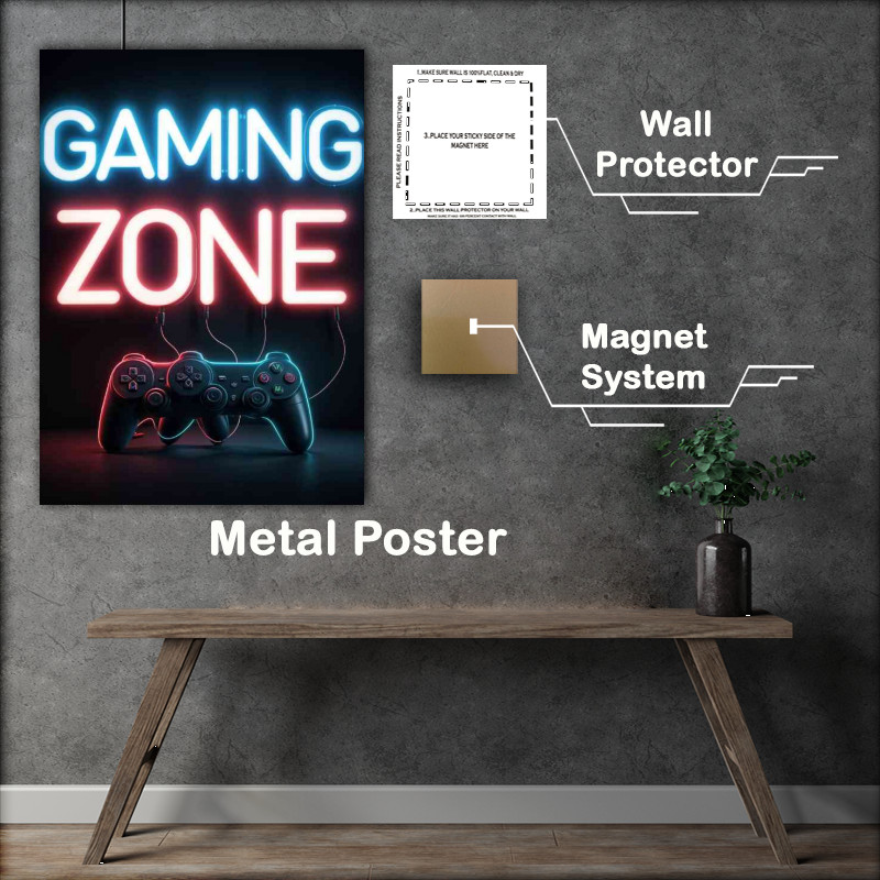 Buy : (Gaming zone neon sign)