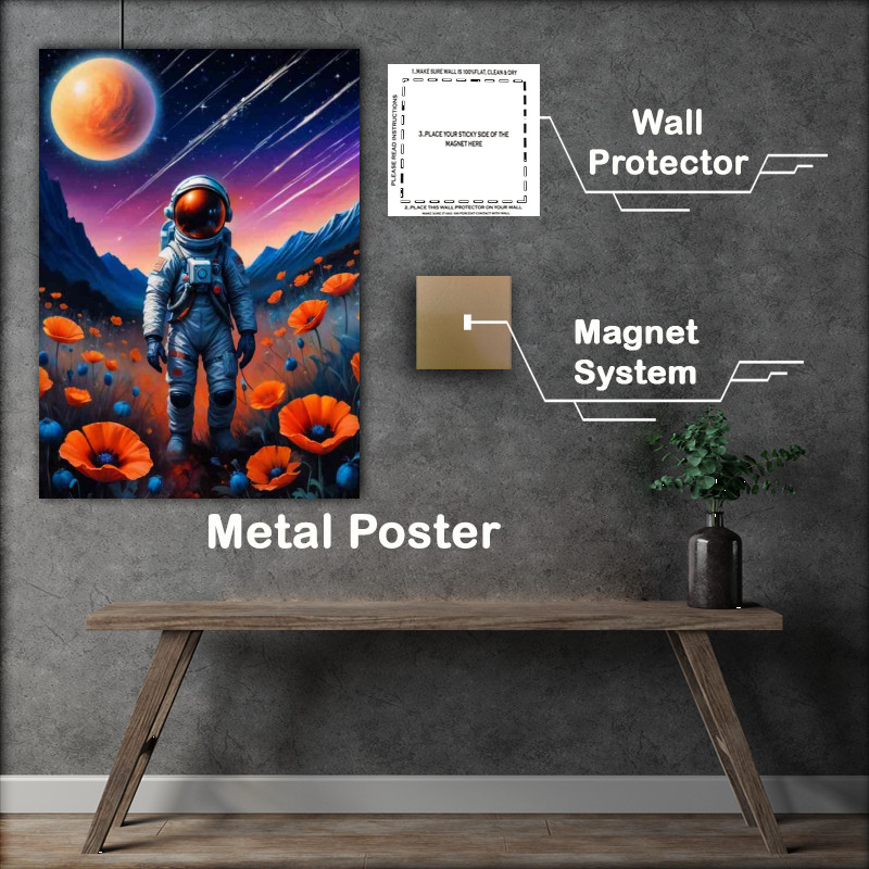 Buy : (Space man In the poppy fields)