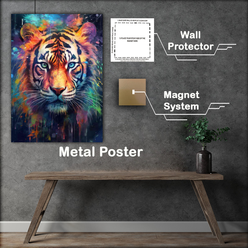 Buy : (Vibrant Vanguard of colours the tiger embrased)