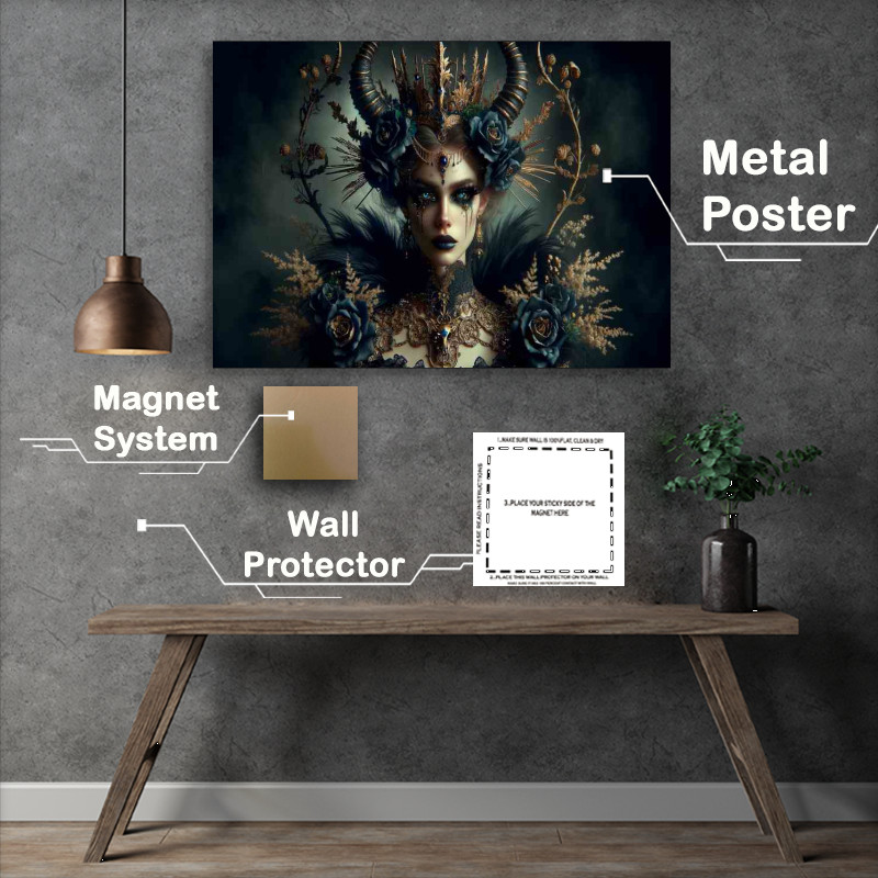 Buy : (Gothic Fantasy Queen with Dark roses)