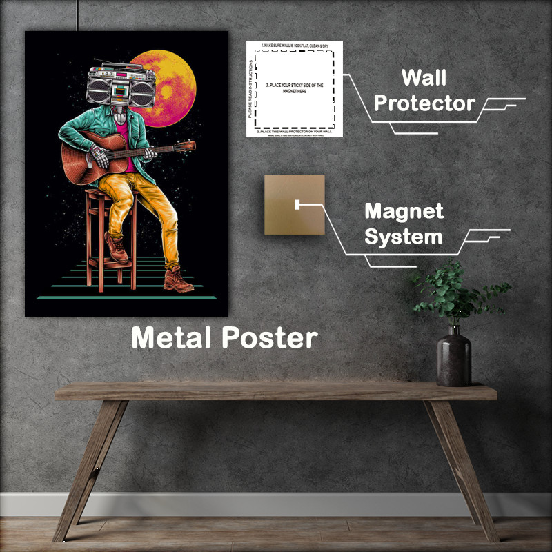 Buy Metal Poster: Urban Vibes : (Ghetto Music Man)
