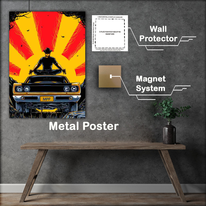 Buy : (Ignition Car Metal Poster)