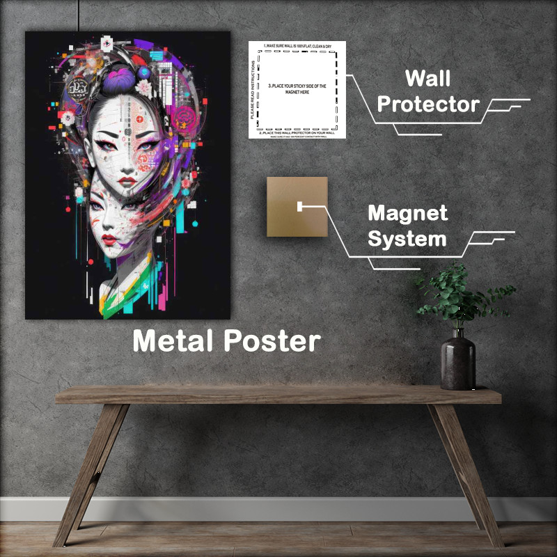 Buy : (Vibrant Kimono Blossoms)