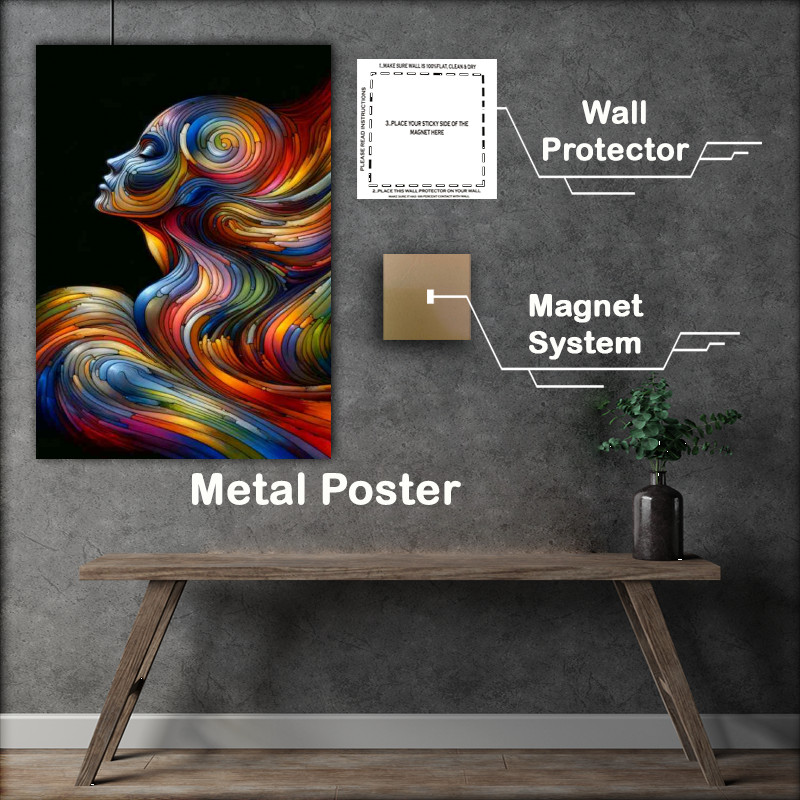 Buy : (Figure composed of abstract shapes and vivid colors)