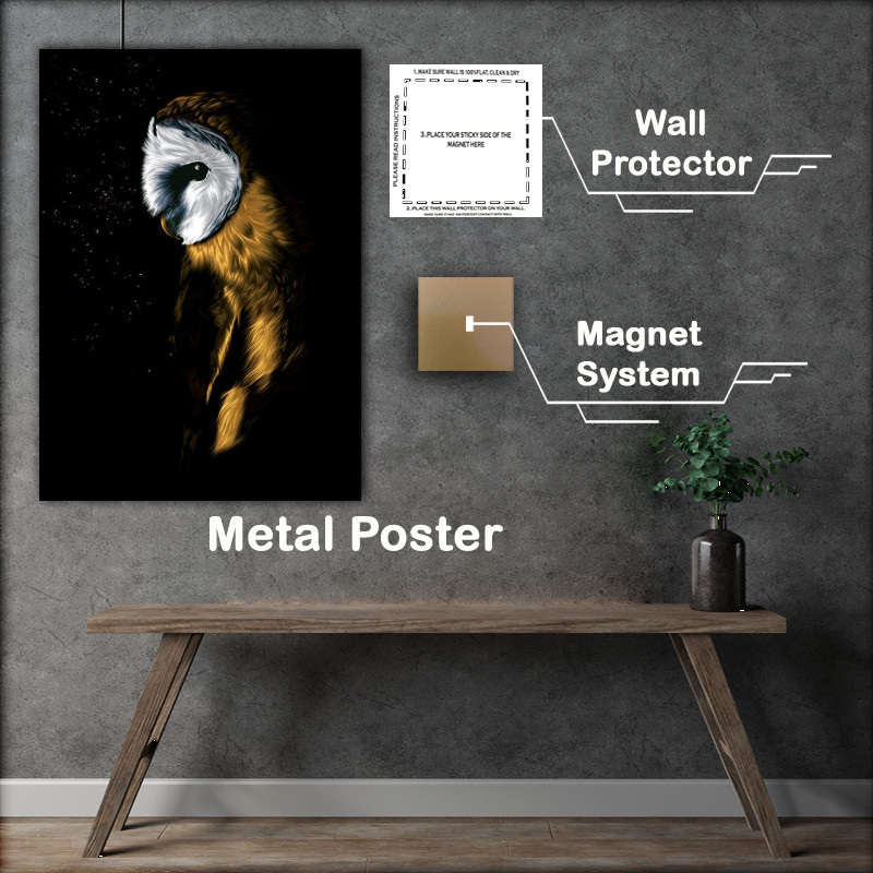 Buy Metal Art : (Serenity Owl Poster)