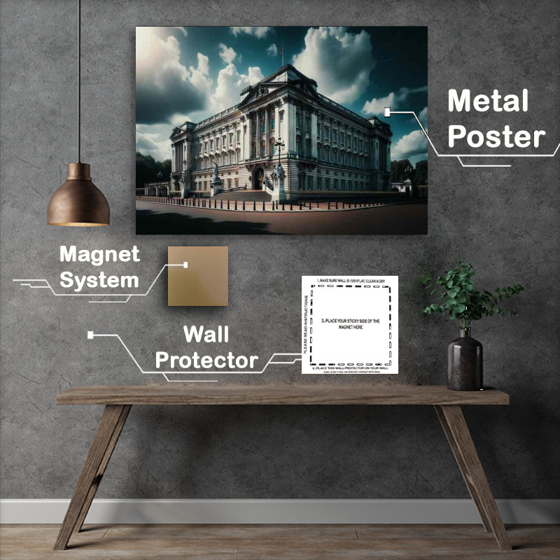 Buy Official British Monarch Residence : (Buckingham Palace Metal Poster)