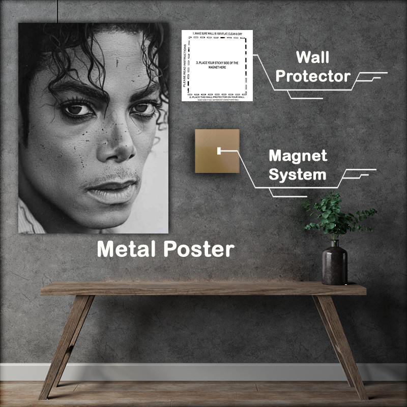 Buy : (Michael Jackson black and white art)