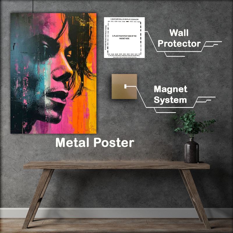 Buy : (Michael Jackson pallet knife painting face)