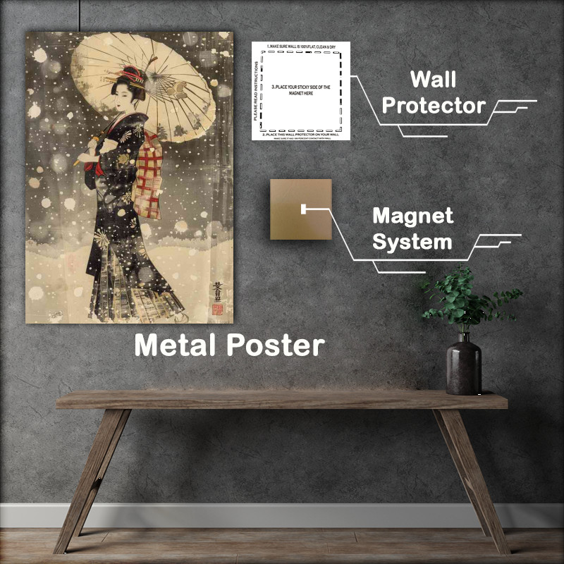 Buy : (Japanese elegant woman in traditional wear)