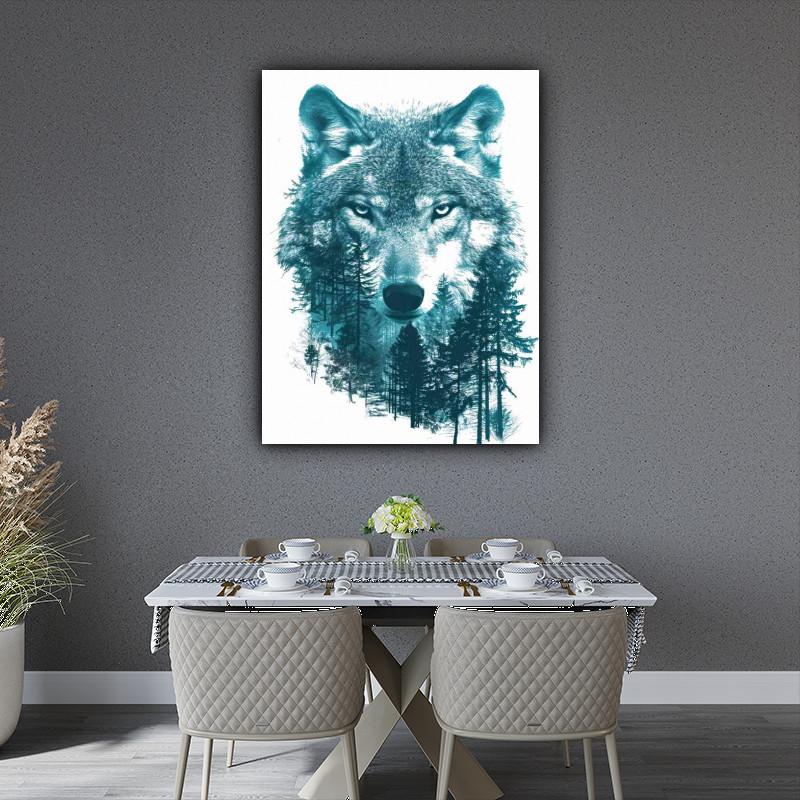 Wolfs head in the elegant forest Price Slashed – Shop Today!
